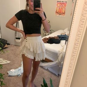 Never worn free people mini skirt